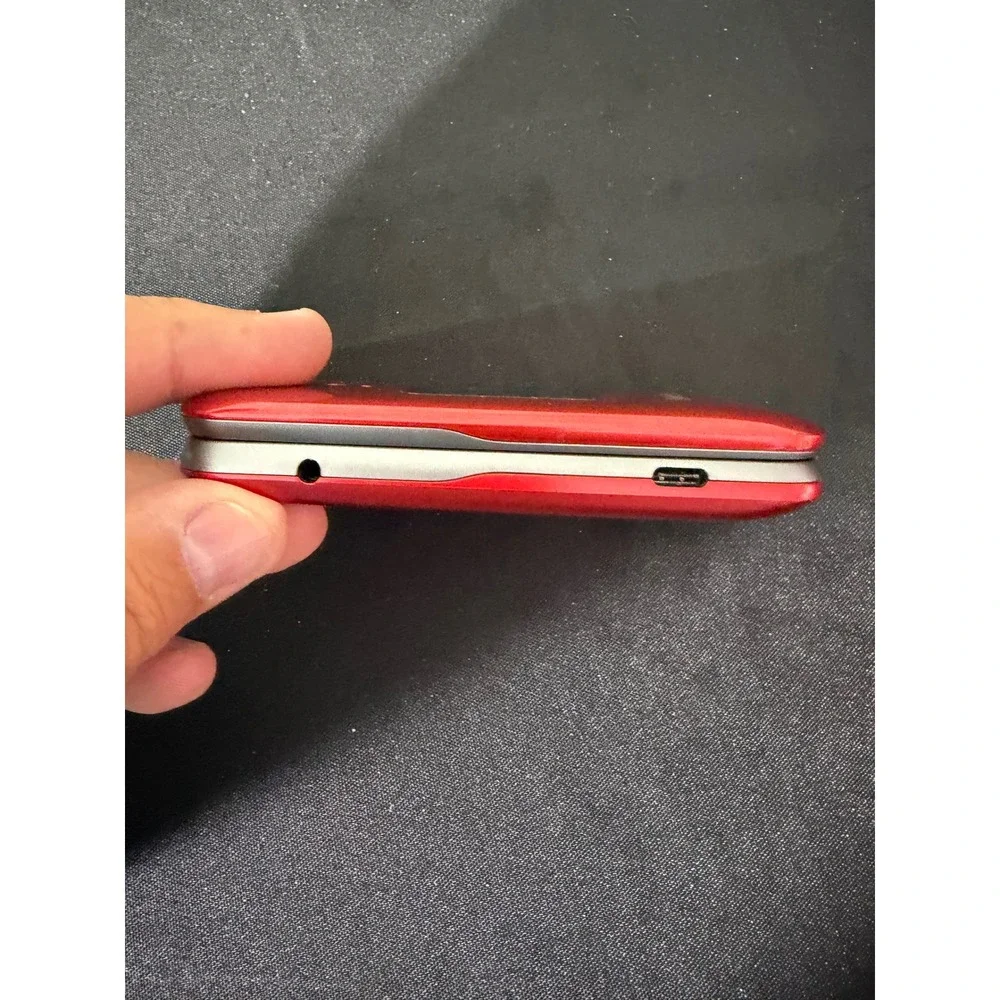 Lively Jitterbug Flip2 Flip Phone Red Excellent‎ Big Button Senior Cell Phone